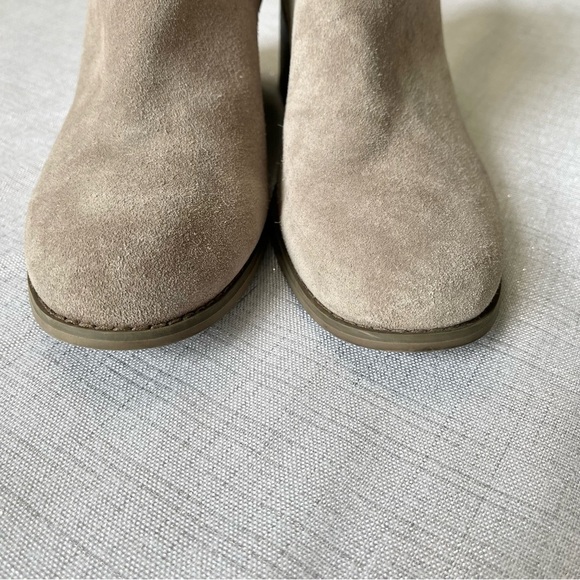 TOMS LACY BOOTIE Leather Wool Women’s Size 8 Casual Neutral Fall Winter - Picture 3 of 9